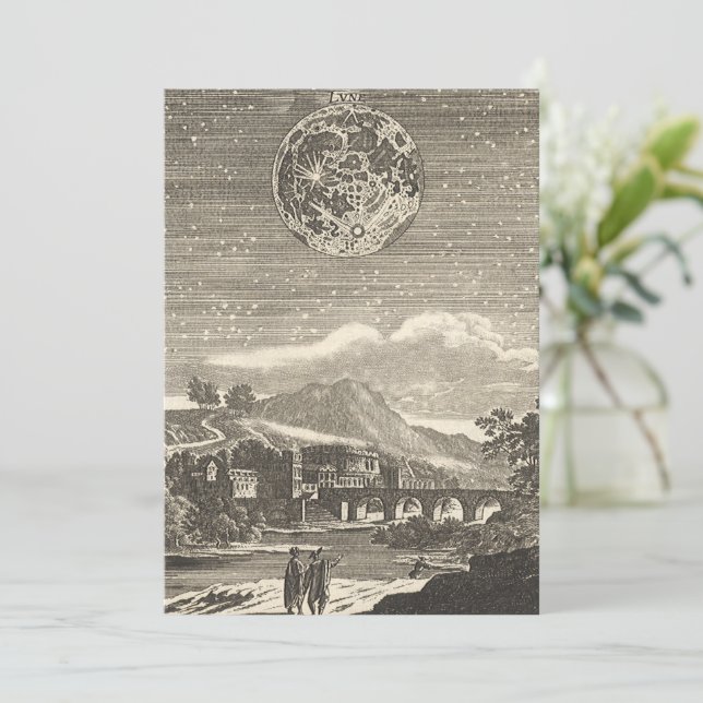 Antik renässanstid måne av Allain Mallet (Stående Fram)