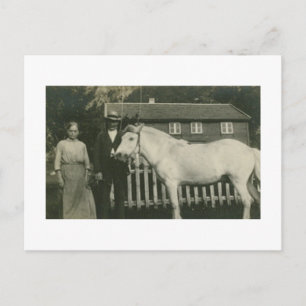 Antik riktig foto av norska bönder vykort