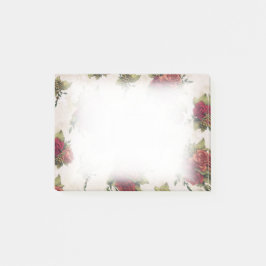 Antik röd rostapet post-it block