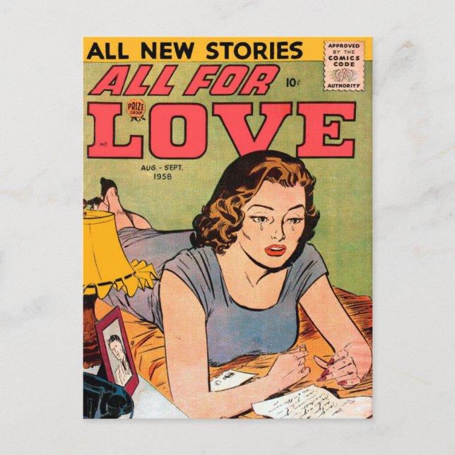 Antik Romantik Vykort (Framsida)