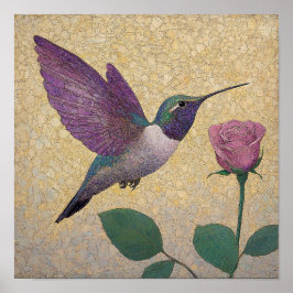 Antik Ros Natur Konst Rum Makeover Poster