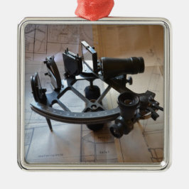 Antik Sextant Julgransprydnad Metall
