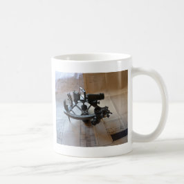 Antik Sextant Kaffemugg