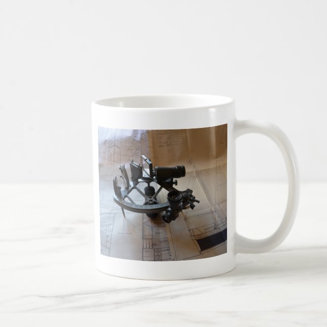 Antik Sextant Kaffemugg (Höger)