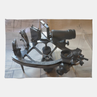 Antik Sextant Kökshandduk