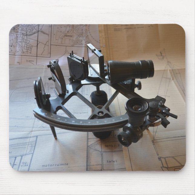 Antik Sextant Musmatta (Framsidan)