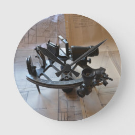 Antik Sextant Rund Klocka