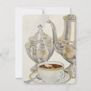 Antik silverkaffeservis