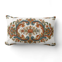 Antik Skandinavisk Rosemåleri Blommönster