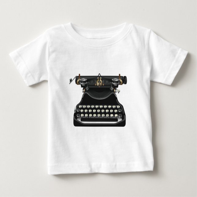 Antik skrivmaskin t-shirt (Framsida)