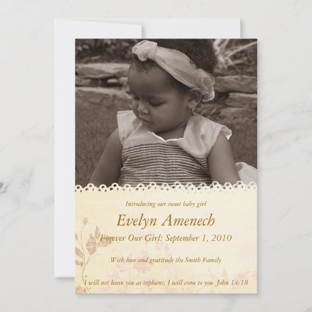 Antik spets: Crème Meddelande (Framsida)