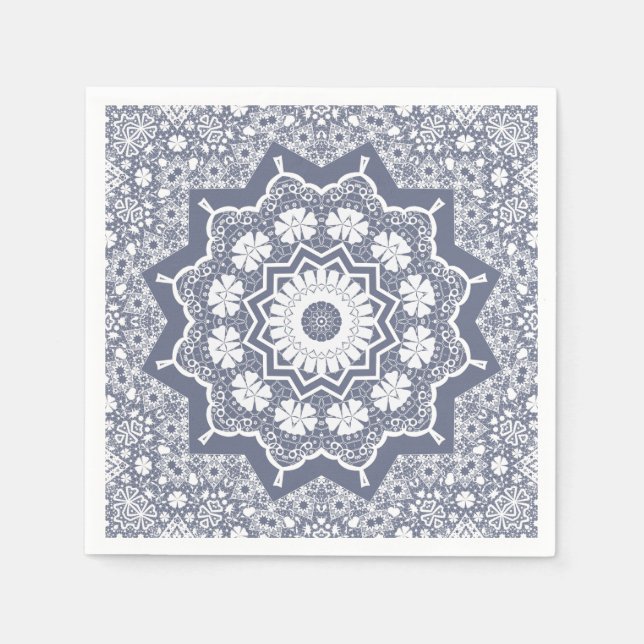 Antik spets pappersservett (Framsidan)