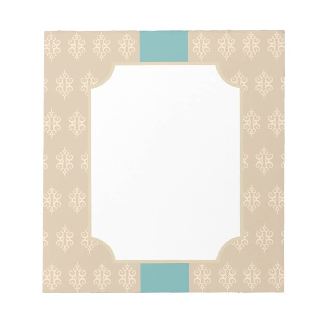 Antik spetsnotisblock anteckningsblock (Framsida)