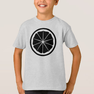 Antik Svart Japan Seishinkai Mon Oriental T Shirt