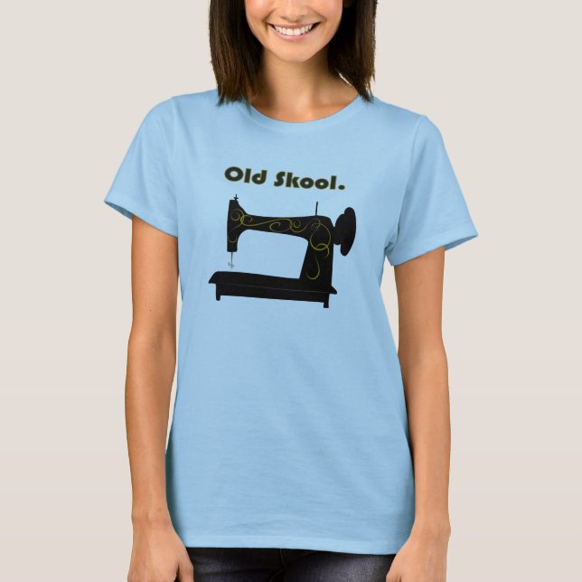 Antik symaskinskjorta tee (Framsida)