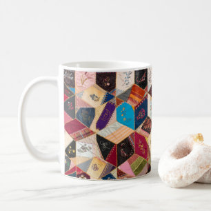 Antik täckemönstermugg kaffemugg
