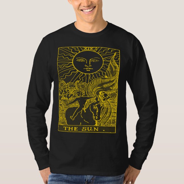 ANTIK TAROTKORT SOLEN T SHIRT (Framsida)