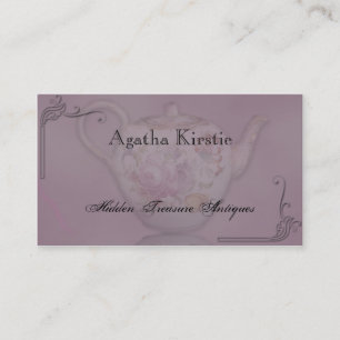 Antik Tea Time på Mauve visitkort