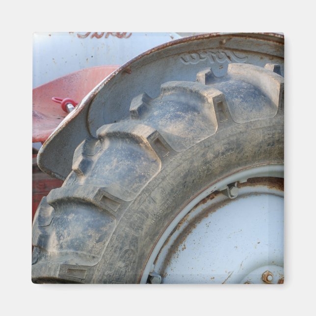 antik traktor magnet (Framsidan)