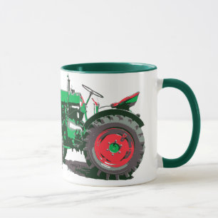 ANTIK TRAKTOR MUGG