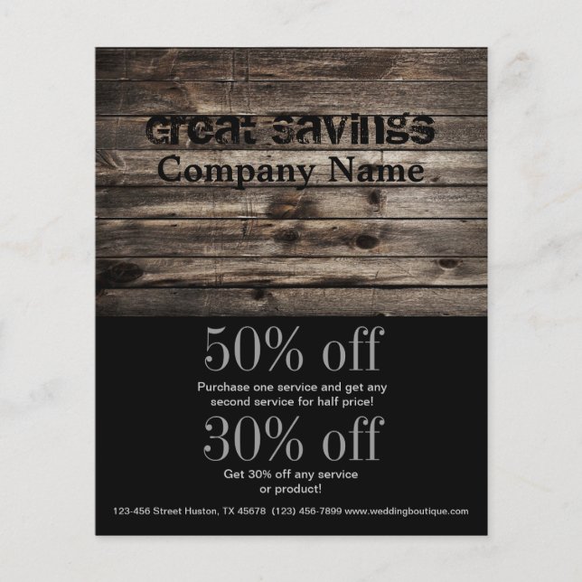 antik trästruktur hantverkare konstruktion flygblad (Framsidan)