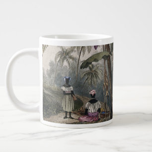 Antik tropisk bananträdsskog Vintage Bota Jumbo Mugg