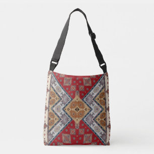 Antik Turkisk Matta Gammal Kilim Axelväska