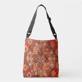 Antik turkisk matta Kilim Axelväska