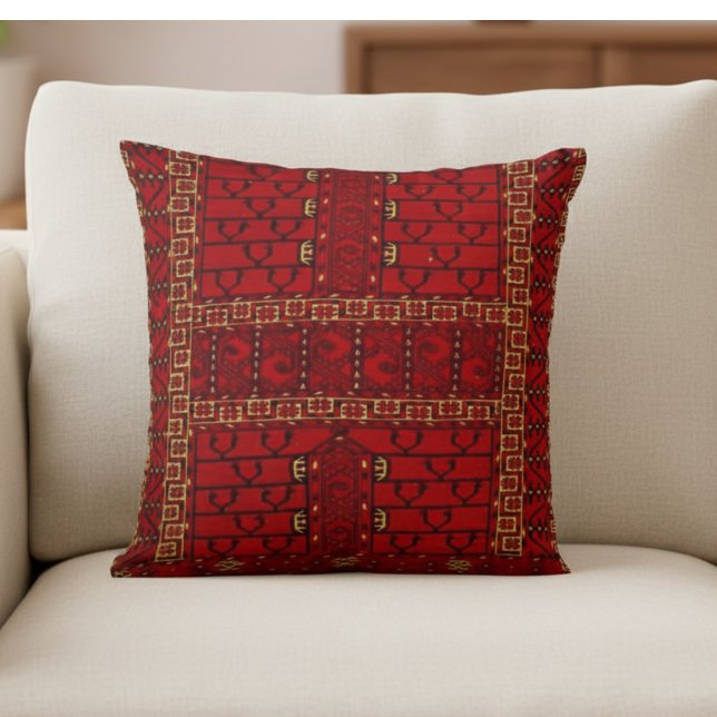 Antik turkmensk design kudde (Skapare uppladdad)