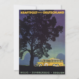 Antik Tyskland, Gul Buss på Natten, Reskonst