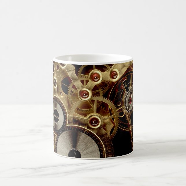 Antik urverksmekanism kaffemugg (Center)