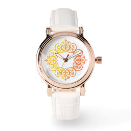 Antik utsmyckad ram elegant dekorativ kant armbandsur