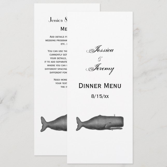 Antik valritning från 1800-talet N Inbjudningar (Fram/baksida)