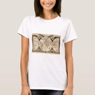 Antik världskarta av Philipp Eckebrecht - 1630 T-shirt