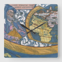 Antik Världskarta med Claudius Ptolemaios, 1507