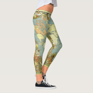 Antik världskarta över det brittiska imperiet, 188 leggings