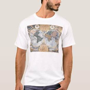 Antik världskartacoola t-shirt