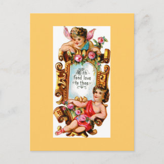 Antik viktoriansk vykort