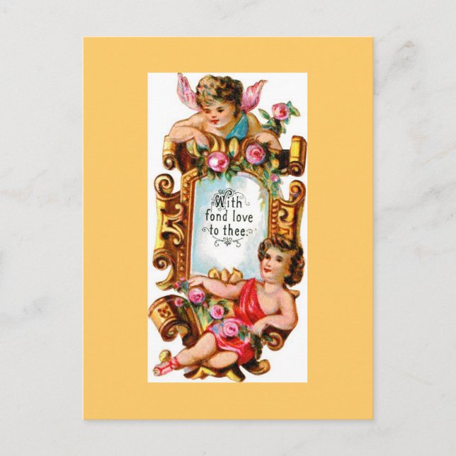 Antik viktoriansk vykort (Framsida)