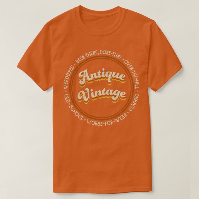 Antik Vintage T Shirt (Design framsida)