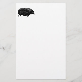 Antik vintagegris brevpapper