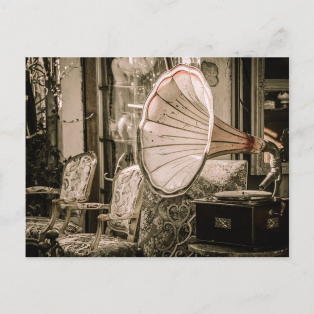 antik vykort för arkiv (Framsida)