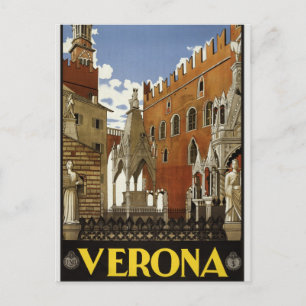 Antik vykort från Verona