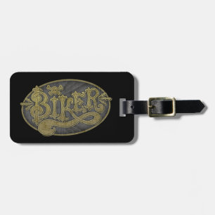 Antik western biker bagagebricka