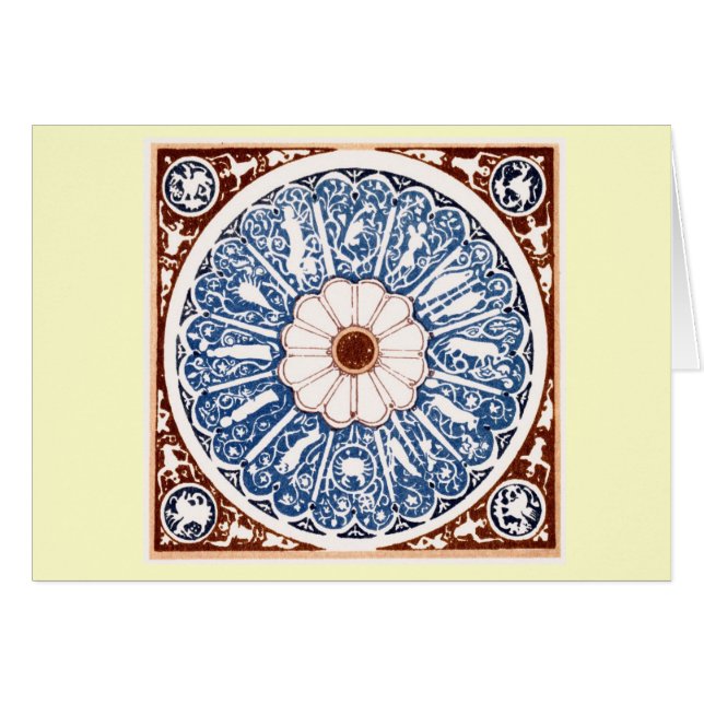 Antik ZodiacMandala OBS Kort (Framsidan Horizontal)