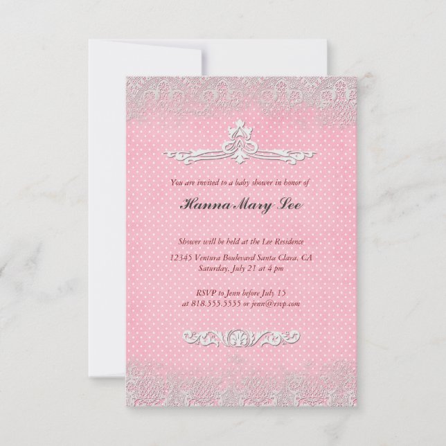 Antika Baby Shower-inbjudningar Inbjudningar (Framsida)