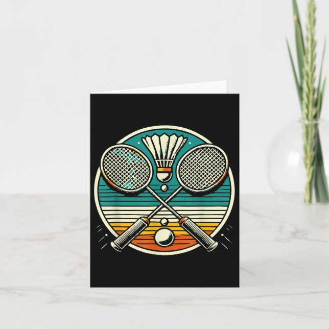 Antika badmintonracketar Shuttle korsade racketar  Kort (Framsida)