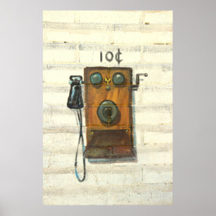 antika betala mobil poster