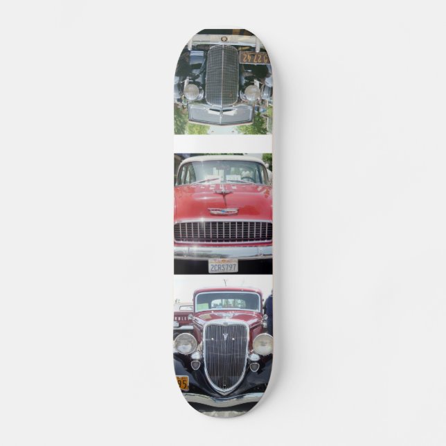 antika bilar skateboard bräda 20,5 cm (Framsida)