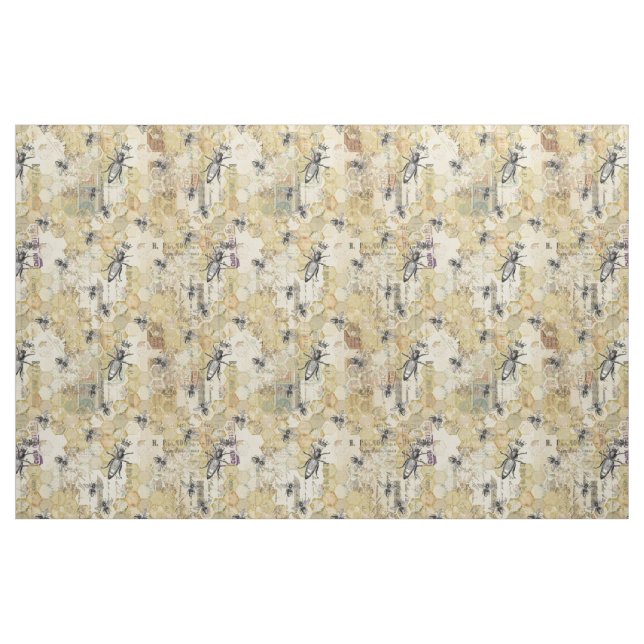 Antika bin på bikakor tyg (Fat Quarter)